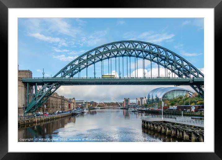 The Tyne Framed Mounted Print by Milton Cogheil