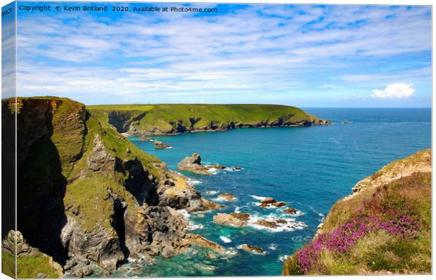 hells mouth cornwall Canvas Print by Kevin Britland