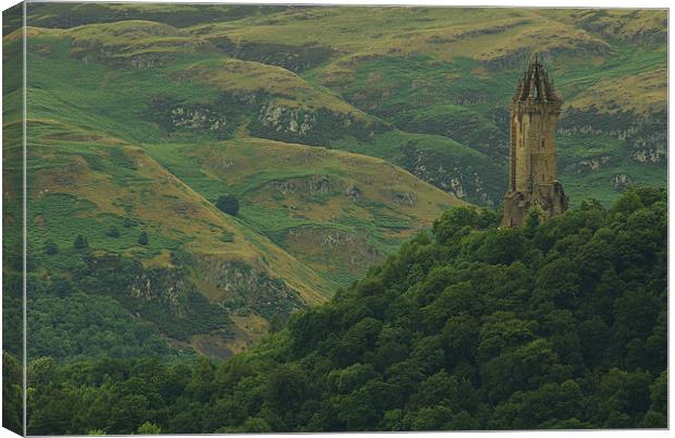 Wallace Monument Canvas Print by R K Photography