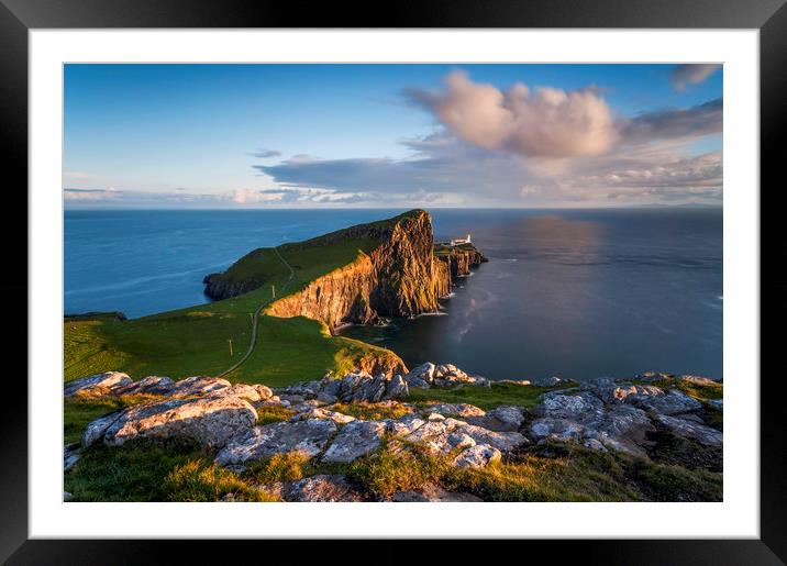 Neist Point Lighthouse Isle of Skye  Framed Mounted Print by J.Tom L.Photography