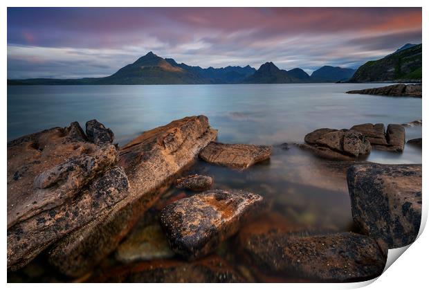 Cuillin Mountains sunrise. Print by J.Tom L.Photography