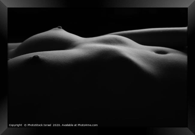 Artistic female nude photography  Framed Print by PhotoStock Israel