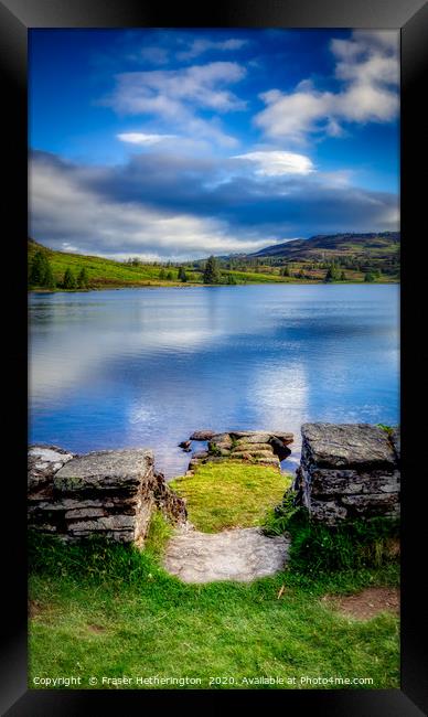 Loch Ordie Framed Print by Fraser Hetherington