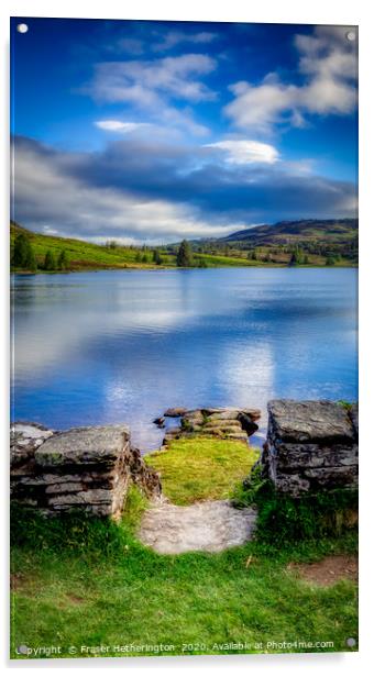 Loch Ordie Acrylic by Fraser Hetherington