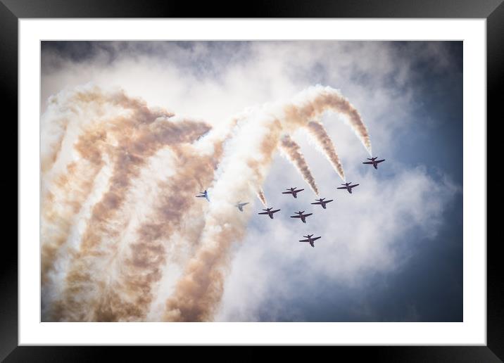 Reds Roll Over Framed Mounted Print by J Biggadike