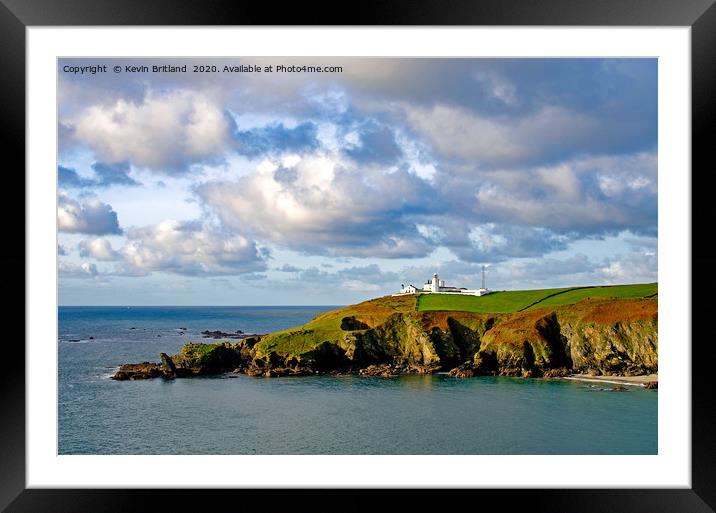 Lizard point cornwall Framed Mounted Print by Kevin Britland