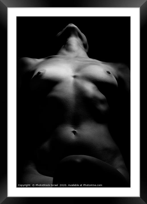Artistic female nude photography  Framed Mounted Print by PhotoStock Israel