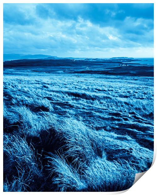 Skye Blue, Scotland, UK Print by Mark Llewellyn