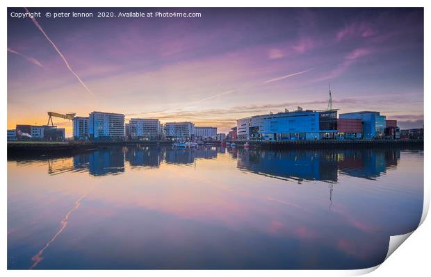 The Final Dawn of 2019 Print by Peter Lennon