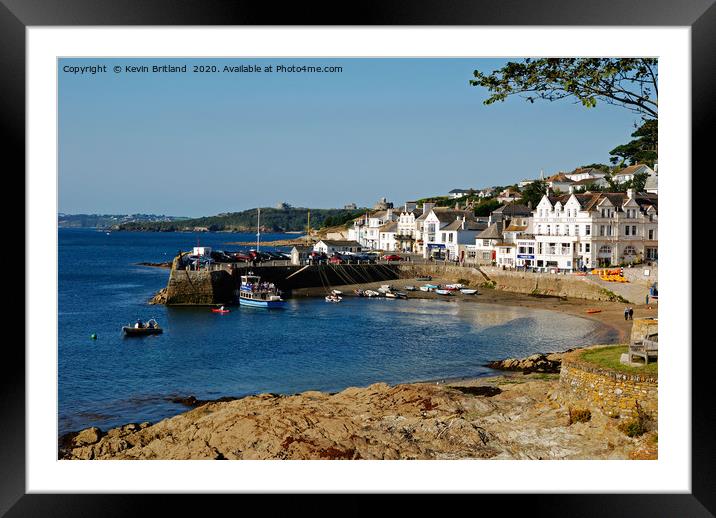 st mawes cornwall Framed Mounted Print by Kevin Britland