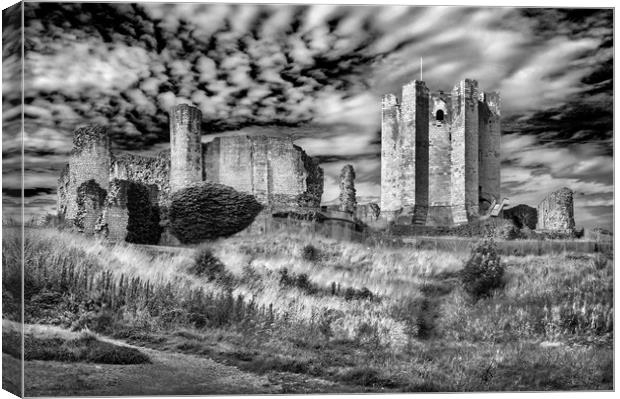 Conisbrough Castle                                 Canvas Print by Darren Galpin