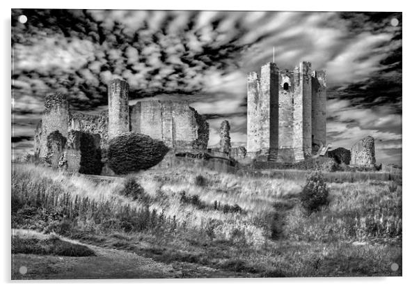 Conisbrough Castle                                 Acrylic by Darren Galpin