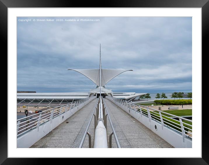 Milwaukee Art Museum Framed Mounted Print by Steven Ralser