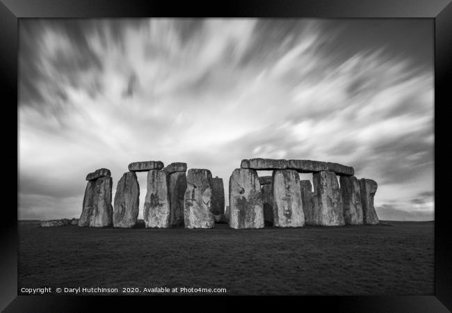 Sacred Place - Stonehenge Framed Print by Daryl Peter Hutchinson