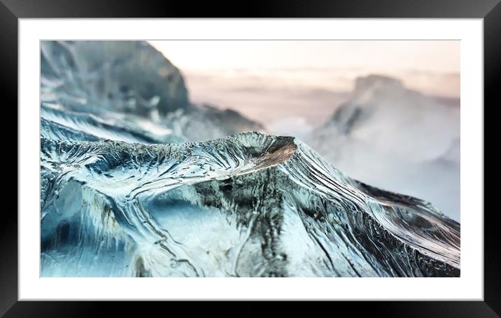Ice Mountain Framed Mounted Print by Westley Grant