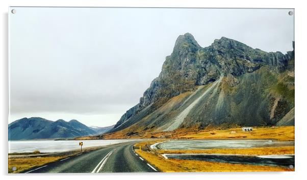 Road Trip Iceland #1 Acrylic by Westley Grant