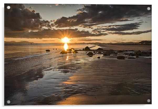 Coastal Sunset Acrylic by Sam Smith