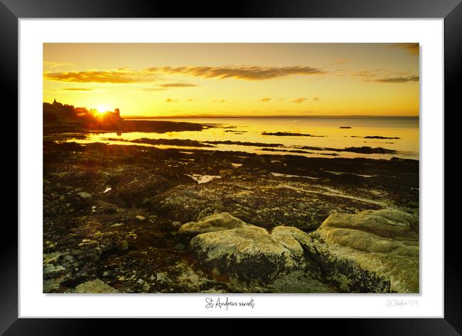 St Andrews sunset Framed Print by JC studios LRPS ARPS