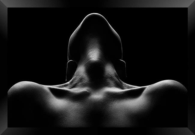 Nude woman bodyscape 63 Framed Print by Johan Swanepoel