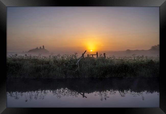 Grantchester Meadows, dawn, 10th May 2017 Framed Print by Andrew Sharpe