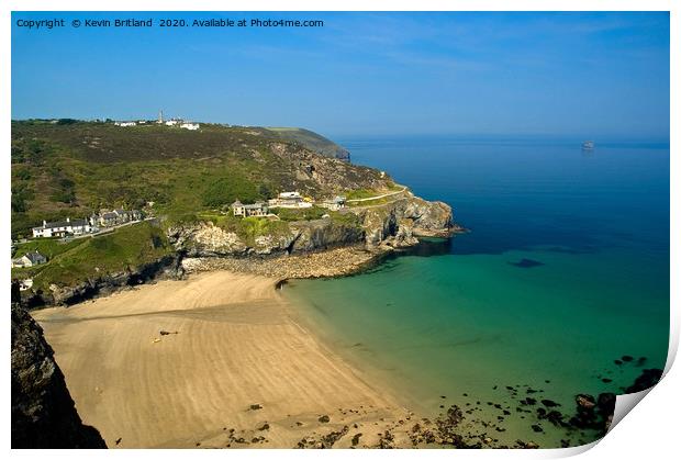 st.agnes cornwall Print by Kevin Britland
