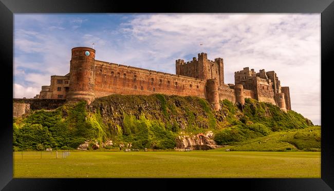 Beautiful day in Bamburgh Framed Print by Naylor's Photography