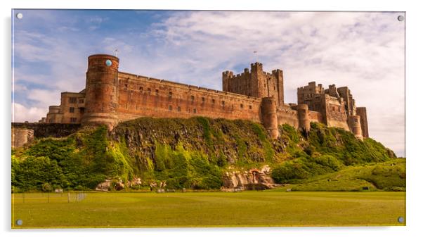 Beautiful day in Bamburgh Acrylic by Naylor's Photography