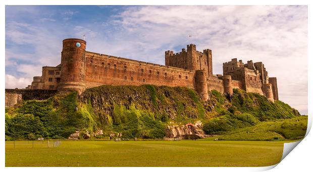 Beautiful day in Bamburgh Print by Naylor's Photography