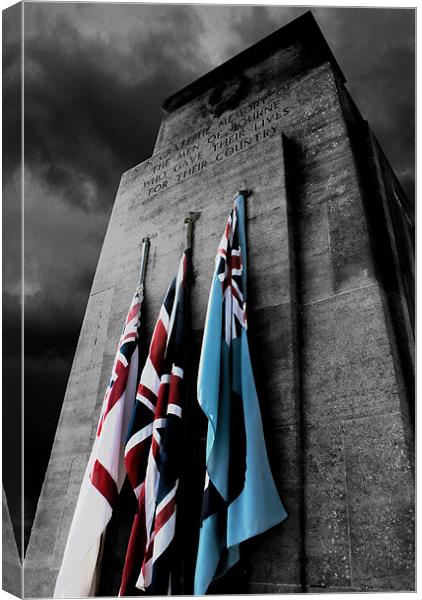 Lest we forget Canvas Print by Lee Morley