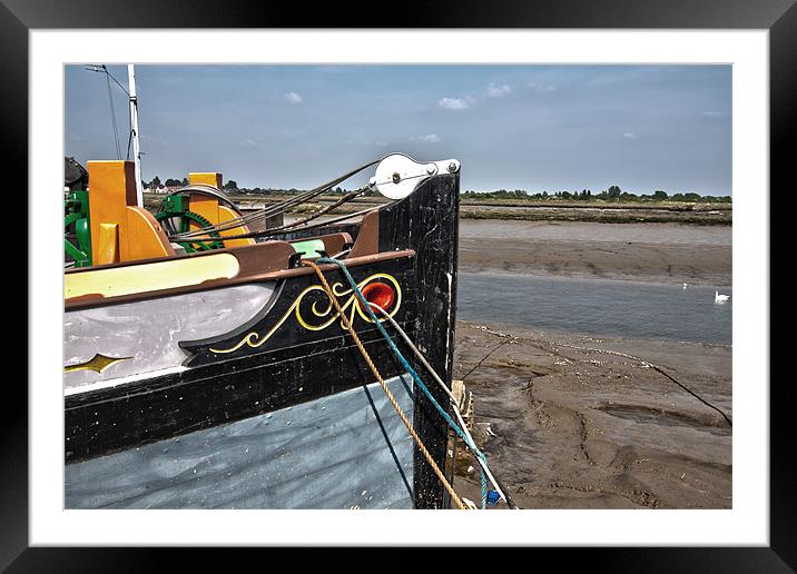 Maldon Quayside Framed Mounted Print by peter tachauer