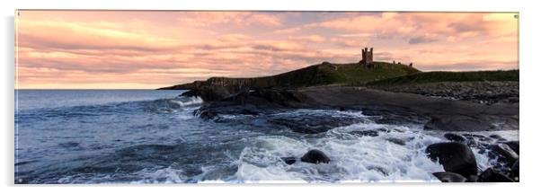 Dunstanburgh Panoramic Acrylic by Northeast Images