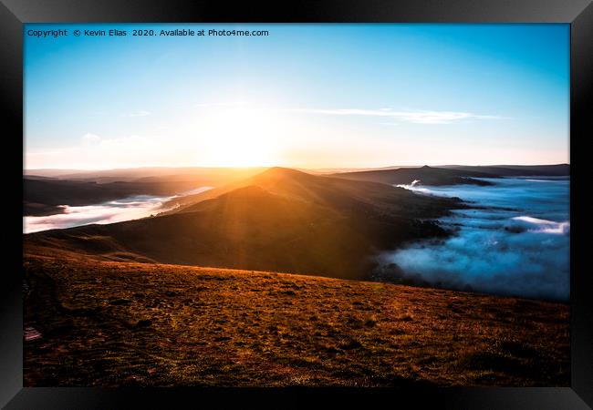 Peak District view Framed Print by Kevin Elias