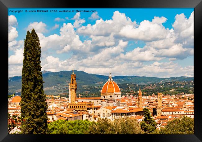 florence italy Framed Print by Kevin Britland