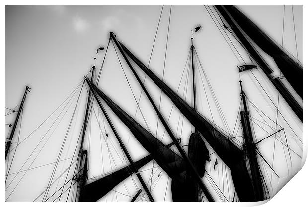 A Dream of Sails Print by peter tachauer