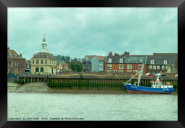 Customs House in King`s Lynn, West Norfolk Framed Print by Clive Wells