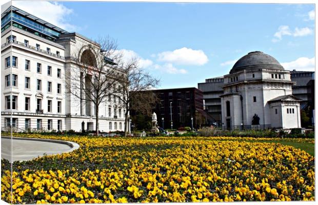 BIRMINGHAM CITY ENGLAND Canvas Print by Sue HASKER