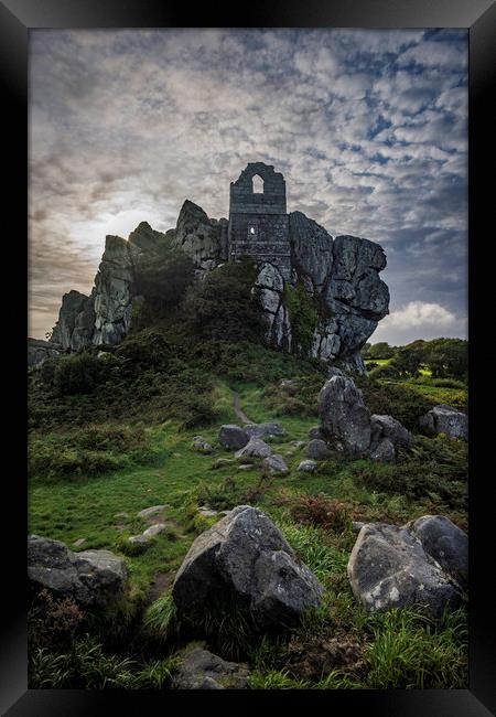 Roche Rock, Cornwall Framed Print by Andrew Sharpe