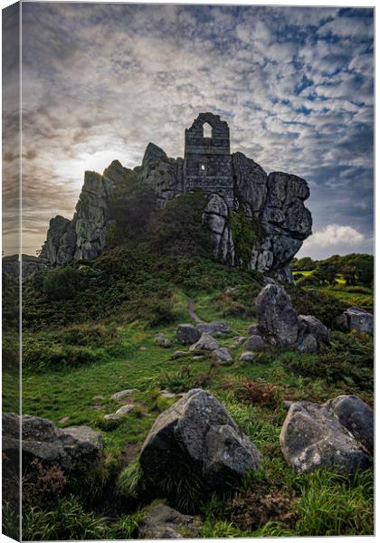 Roche Rock, Cornwall Canvas Print by Andrew Sharpe