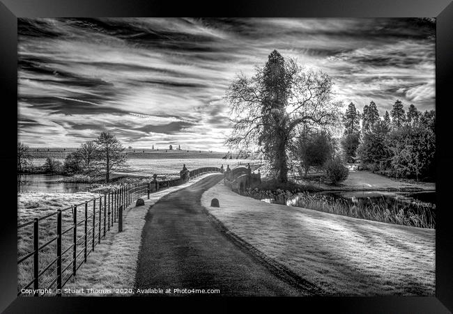 Robert and Capability at Sunrise Framed Print by Stuart Thomas