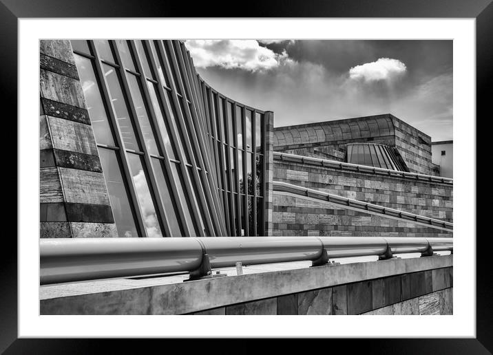 Staatsgalerie Stuttgart Framed Mounted Print by DiFigiano Photography