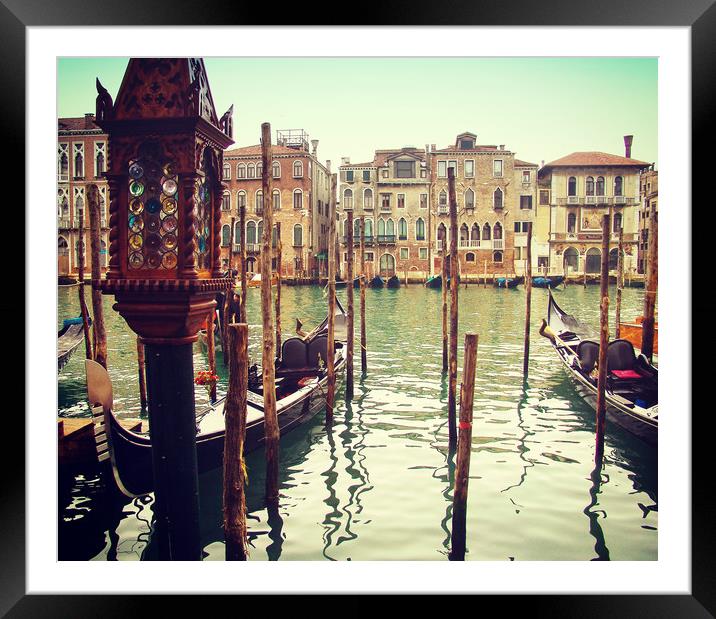 Venice, view of the Grand Canal Framed Mounted Print by Luisa Vallon Fumi