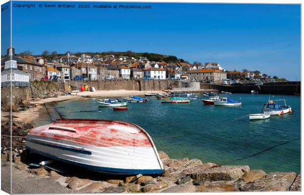 mousehole cornwall Canvas Print by Kevin Britland
