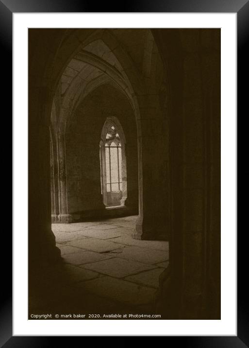 vaults'n'arches Framed Mounted Print by mark baker