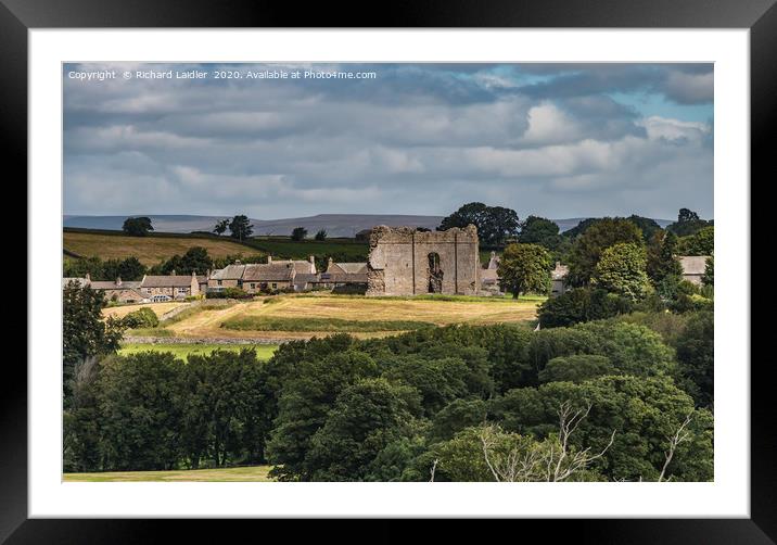 Bowes Castle Framed Mounted Print by Richard Laidler