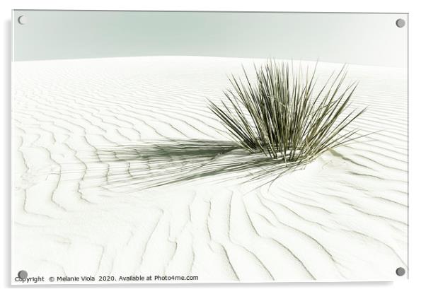 WHITE SANDS Idyllic scenery | Vintage Acrylic by Melanie Viola