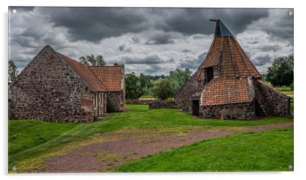 Preston Mill in East Lothian, Scotland Acrylic by George Robertson
