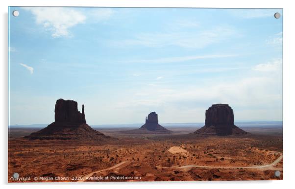 Monument Valley View Acrylic by Megan Chown
