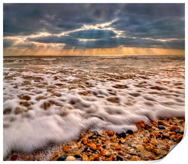 Incoming Tide Print by Adrian Campfield