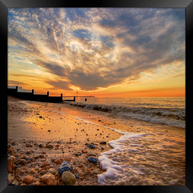 The Evening Tide Framed Print by Adrian Campfield