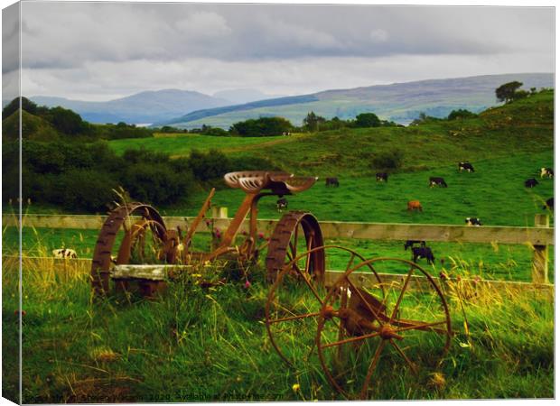 At Sgriob-Ruadh Farm Canvas Print by Steven Watson